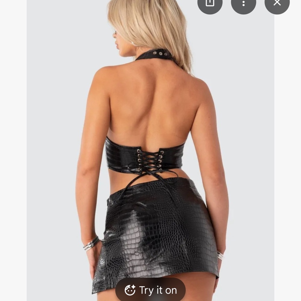 Editked black top - Picture 2 of 5